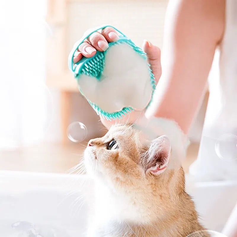 Bath brush for pets