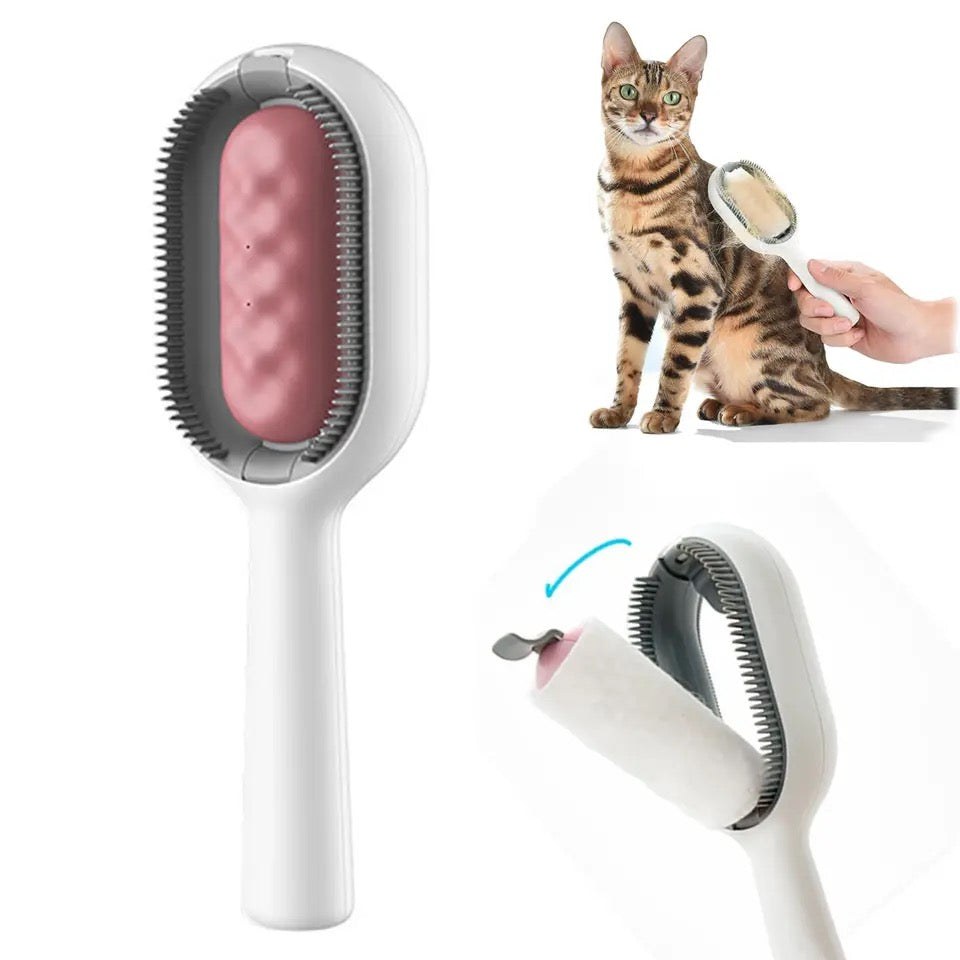 Pet hair remover brush