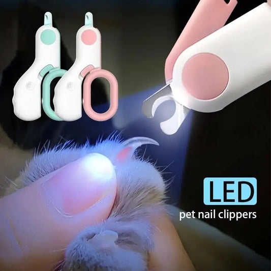 Nail clipper with led for pets