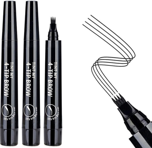 3pcs Black pens for eyebrows