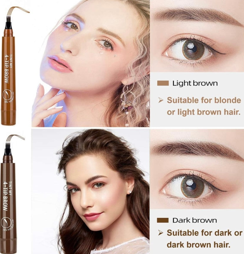 3pcs Black pens for eyebrows